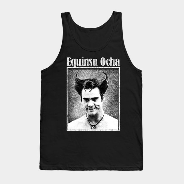 White Devil / Equinsu Ocha Tank Top by Riso Art